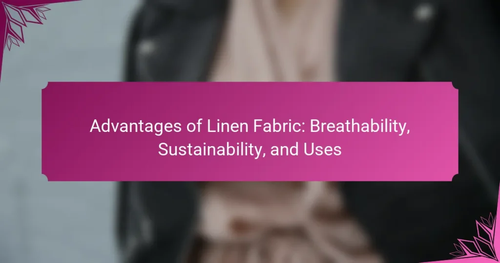 Advantages of Linen Fabric: Breathability, Sustainability, and Uses
