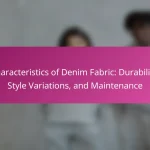 Characteristics of Denim Fabric: Durability, Style Variations, and Maintenance