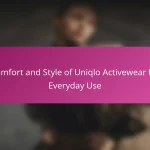 Comfort and Style of Uniqlo Activewear for Everyday Use