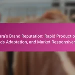 Zara’s Brand Reputation: Rapid Production, Trends Adaptation, and Market Responsiveness